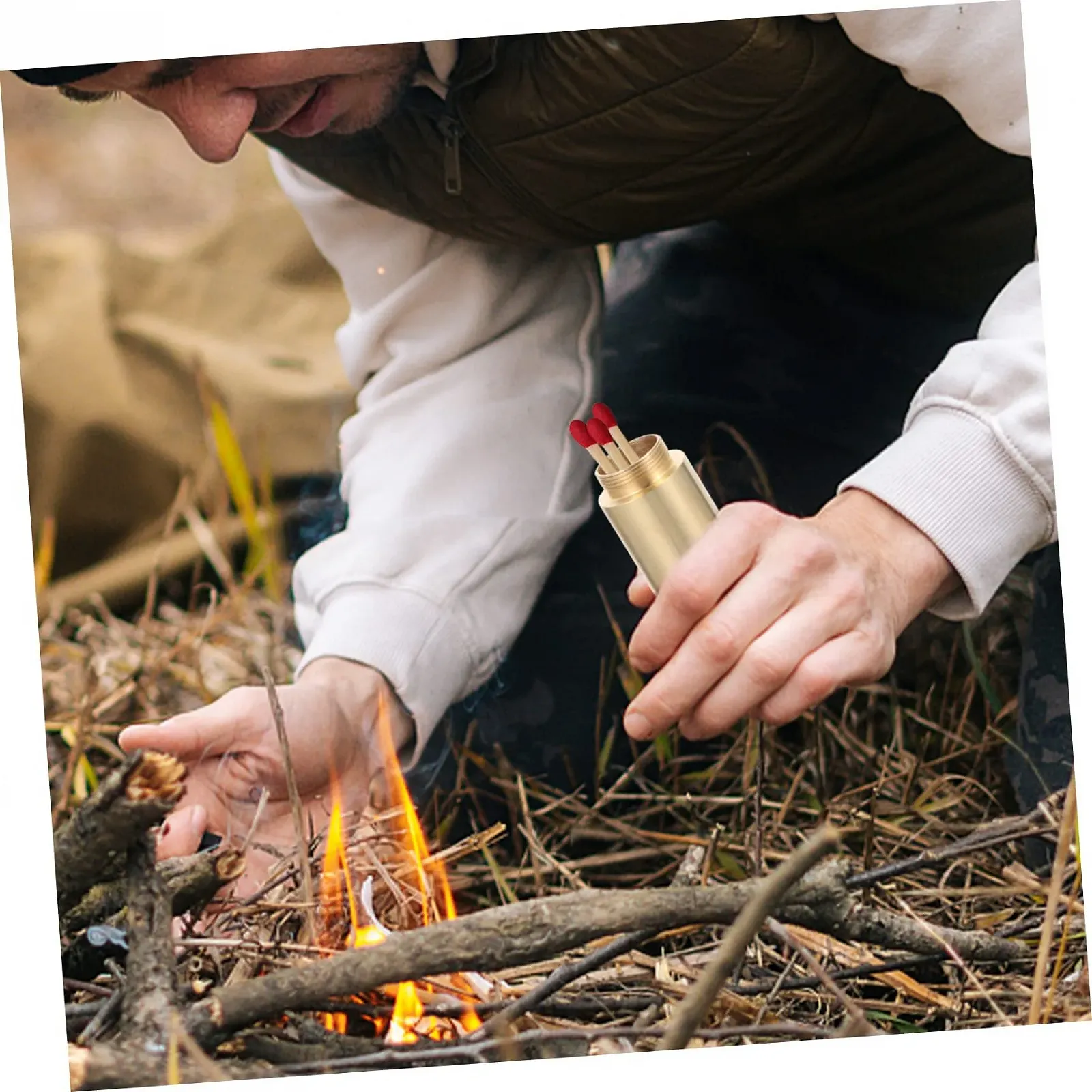 Коробка для зберігання BESPORTBLE, металева, водонепроникна, для кемпінгу, легка, маленький тримач, фото №2