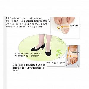 Корректор большого пальца стопы Bunion Smoother, мягкая шина, Hallux Valgus synthetic.ua - Фото 1