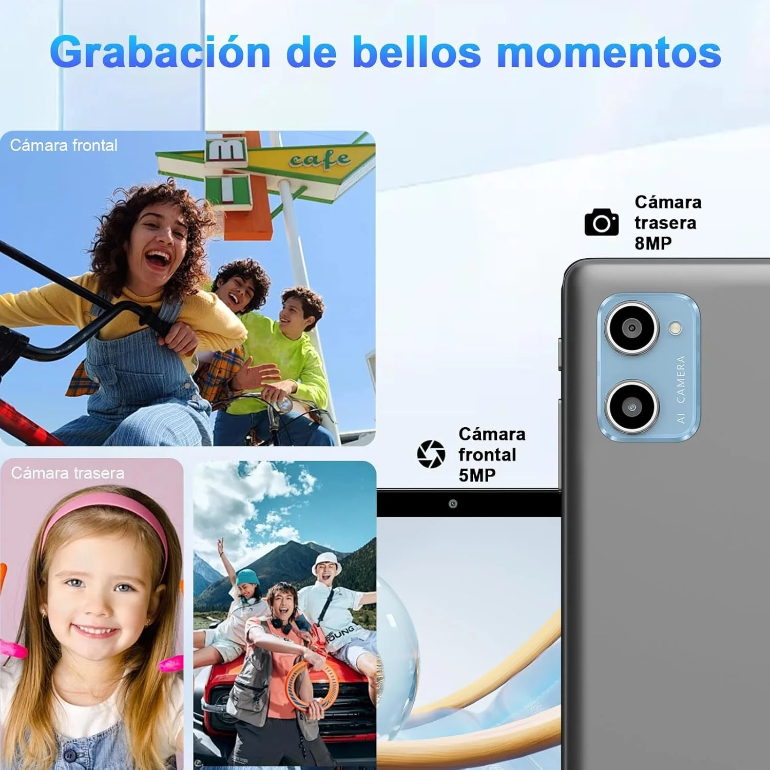 Планшет 10" Full HD SUAAT S3 6+14/128Gb 8 ядер Android 14 6000 mAh Сірий, фото №5