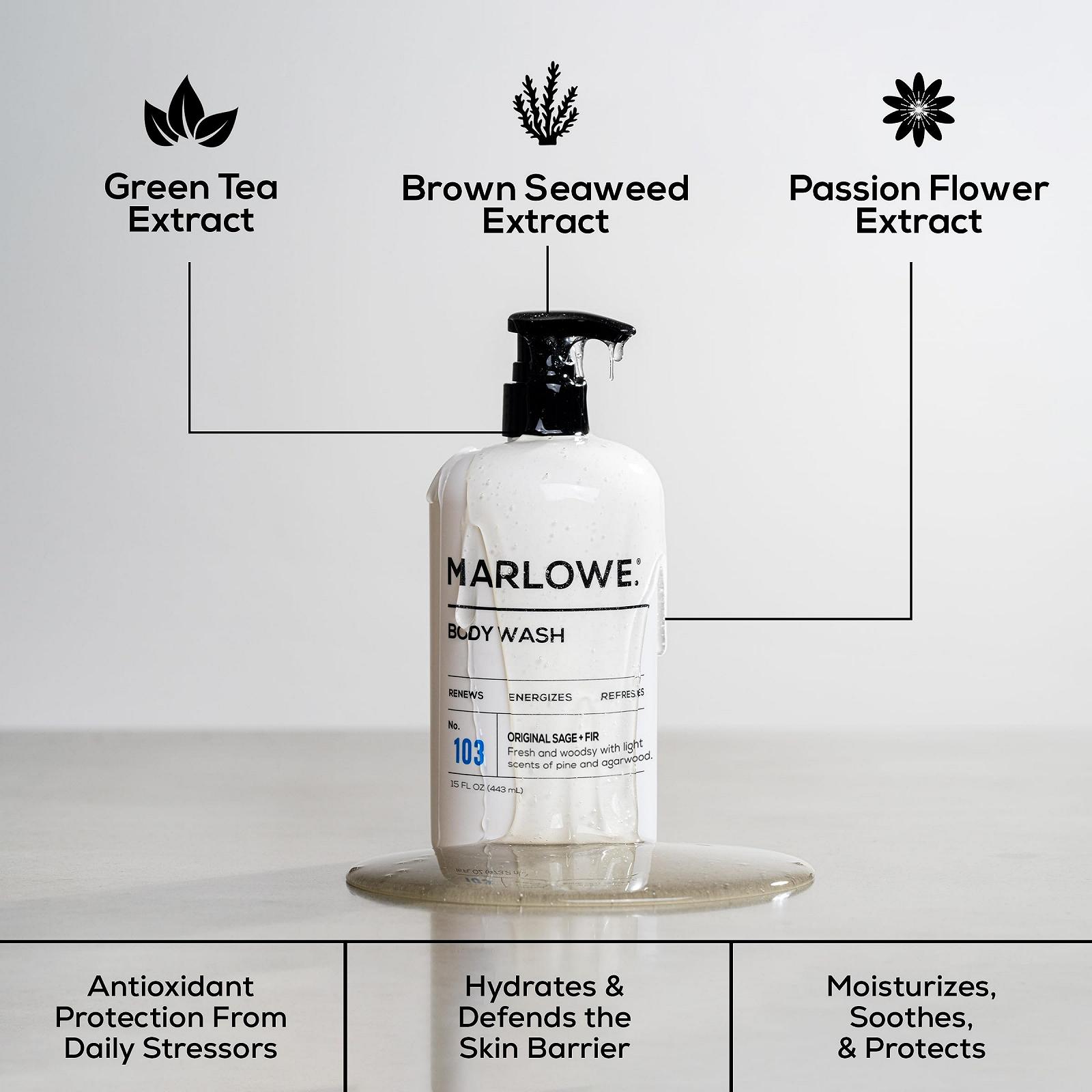 Гель для душу MARLOWE No. 103 Енергізуючий та освіжаючий 473 мл, фото №2
