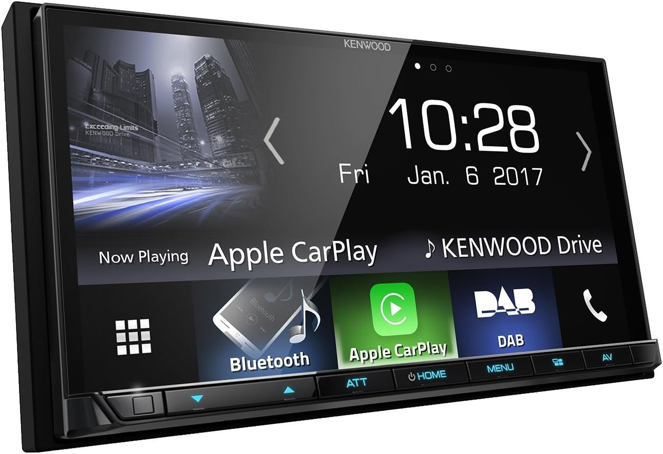 Автомагнитола KENWOOD DMX7017DABS / 7" / Сенсорная / Apple CarPlay / Android Auto / Bluetooth / GPS / USB / DAB+ / 2DIN, фото №2