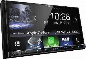 Автомагнитола KENWOOD DMX7017DABS / 7" / Сенсорная / Apple CarPlay / Android Auto / Bluetooth / GPS / USB / DAB+ / 2DIN synthetic.ua - Фото 1