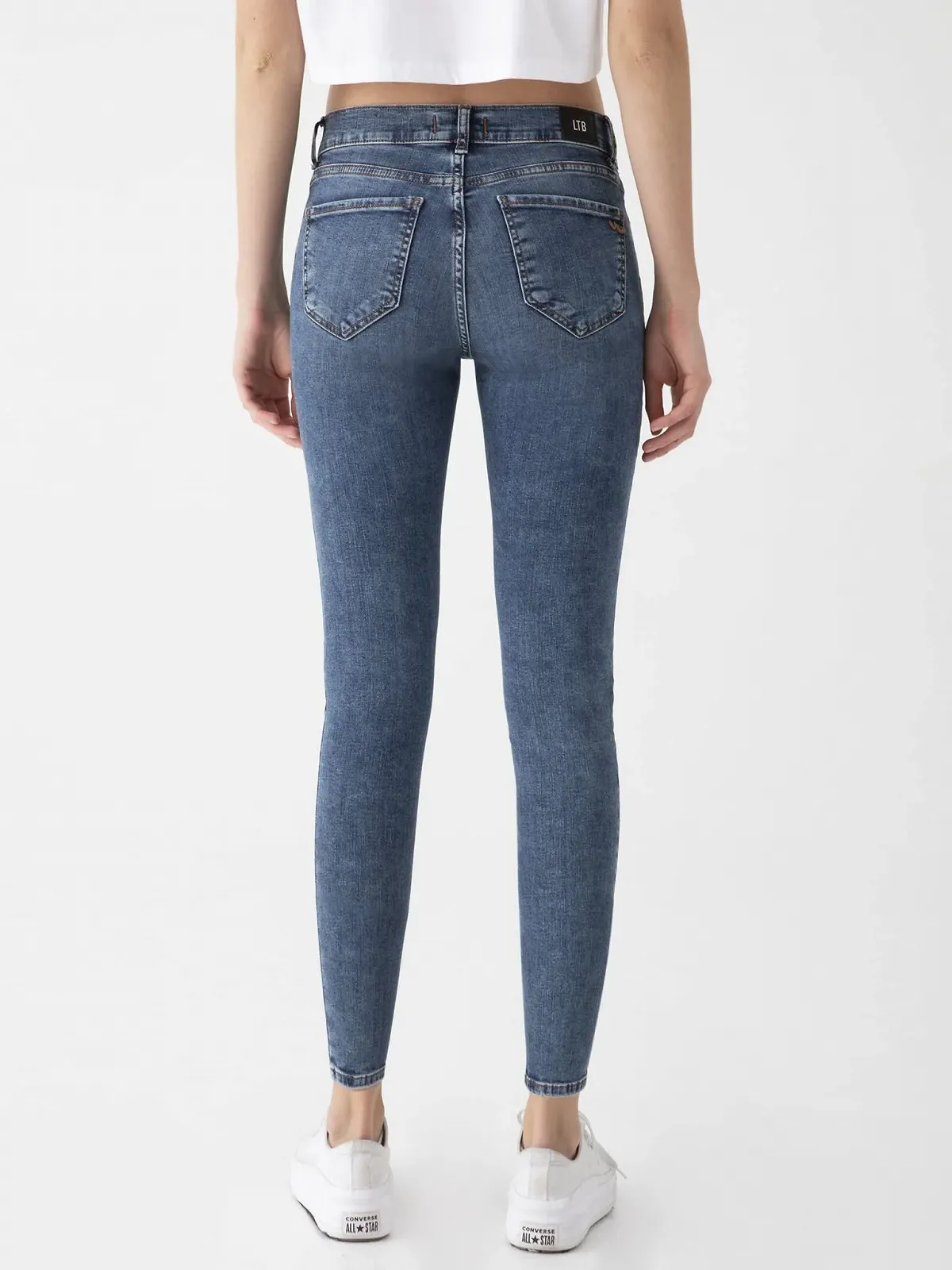 Джинси LTB Jeans Slim LONIA Normal Waist Slim-Fit з еластичною тканиною LONIA BLAU (Sailor 51787) Сині 33W, фото №5