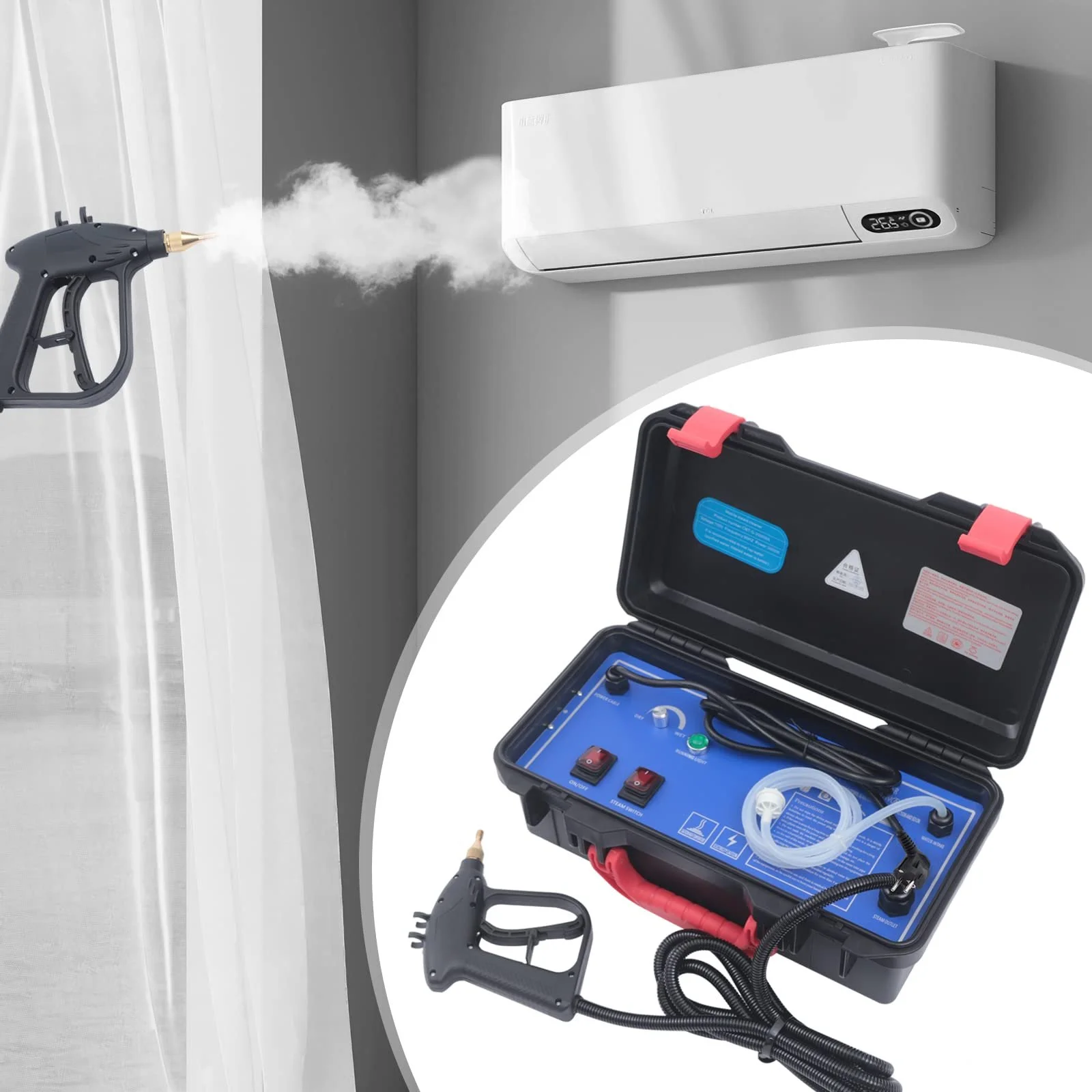 Пароочисник високого тиску 3 kW 220 V, фото №8