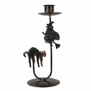 Подсвечник EUBEISAQI Skull Bat Retro Candle Holder для Хэллоуина Рождества столовая декорация - Фото 1