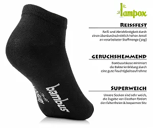 Шкарпетки Lampox Bamboo Trainer (6 пар) synthetic.ua - Фото 1