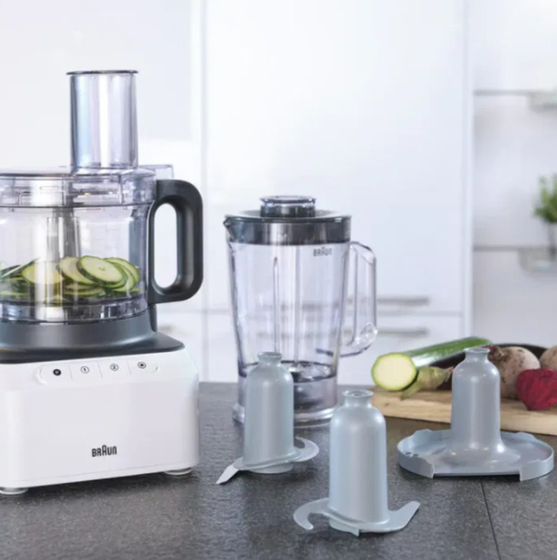 Кухонный комбайн Braun Pure Ease FP3131WH 800 Вт, фото №4