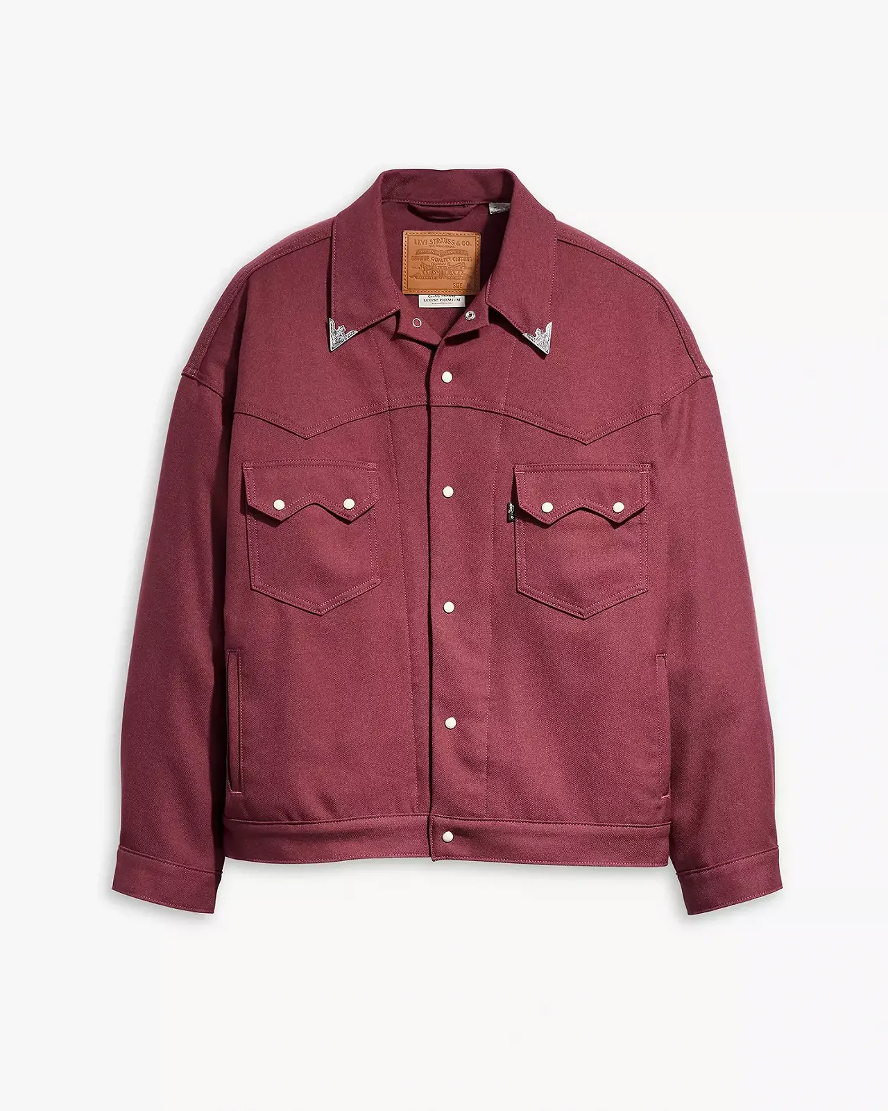 Мужская куртка Levis - Western Trucker C Red Mahogany - L, фото №5