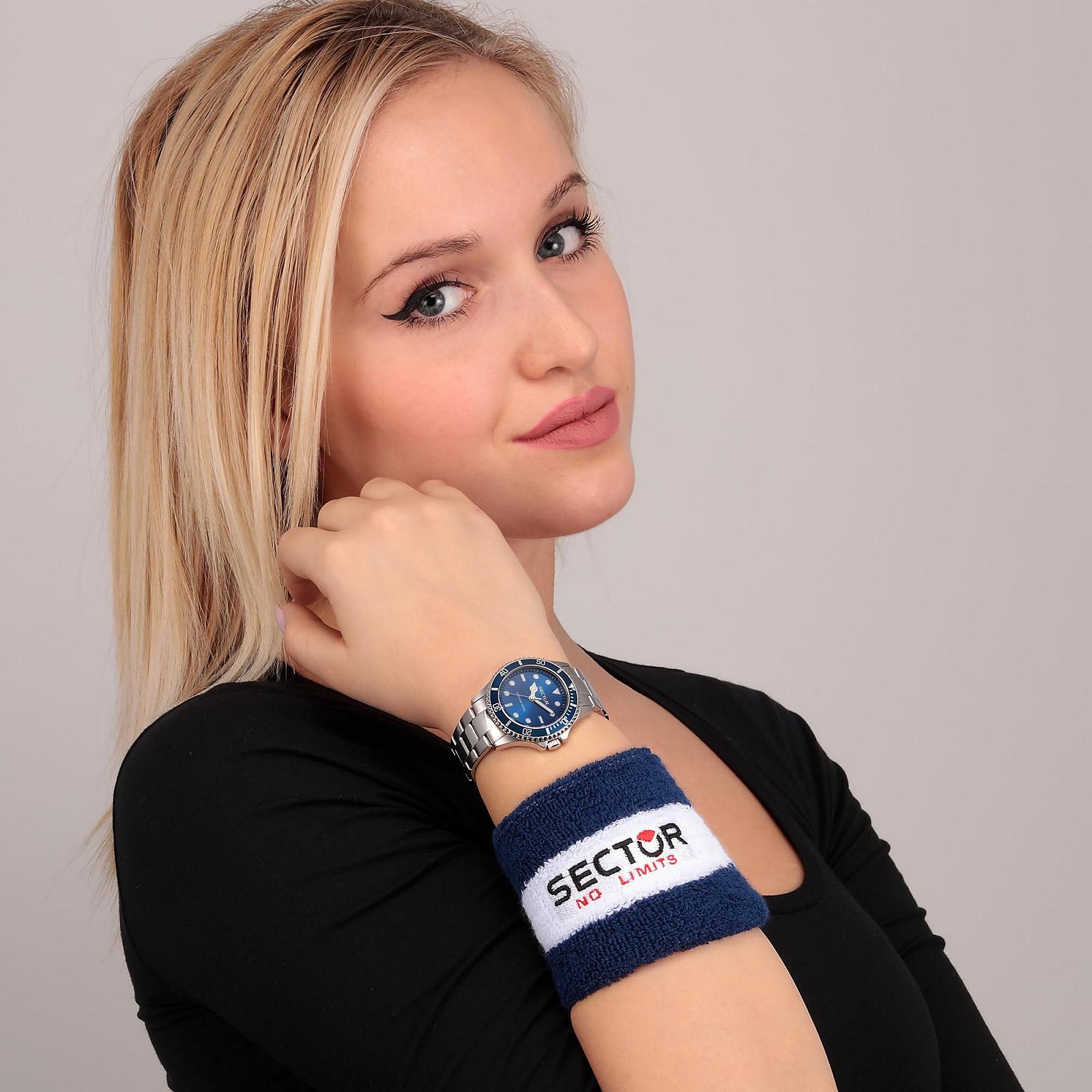 Женские часы Sector No Limits 230 R3253161530, сталь, серый, спортивный, фото №4 Женские часы Sector No Limits 230 R3253161530, сталь, серый, спортивный, фото №4