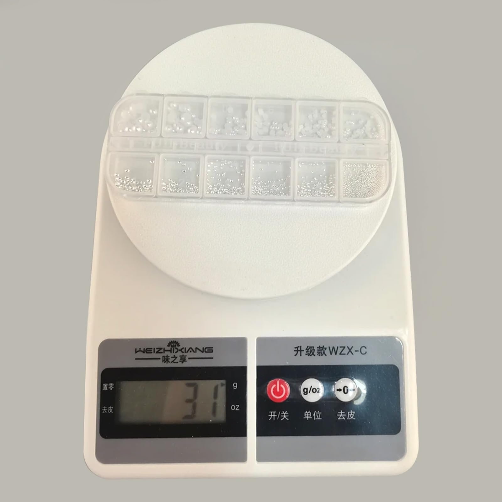 Стразы для ногтей GZSY, белые жемчужины, 12 ячеек, украшения для дизайна ногтей, фото №7