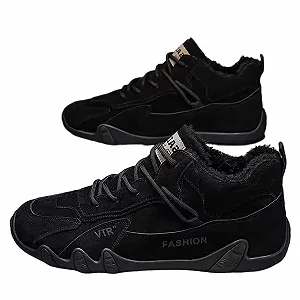 Чоловічі зимові черевики з теплою підкладкою для активного відпочинку synthetic.ua - Фото 1