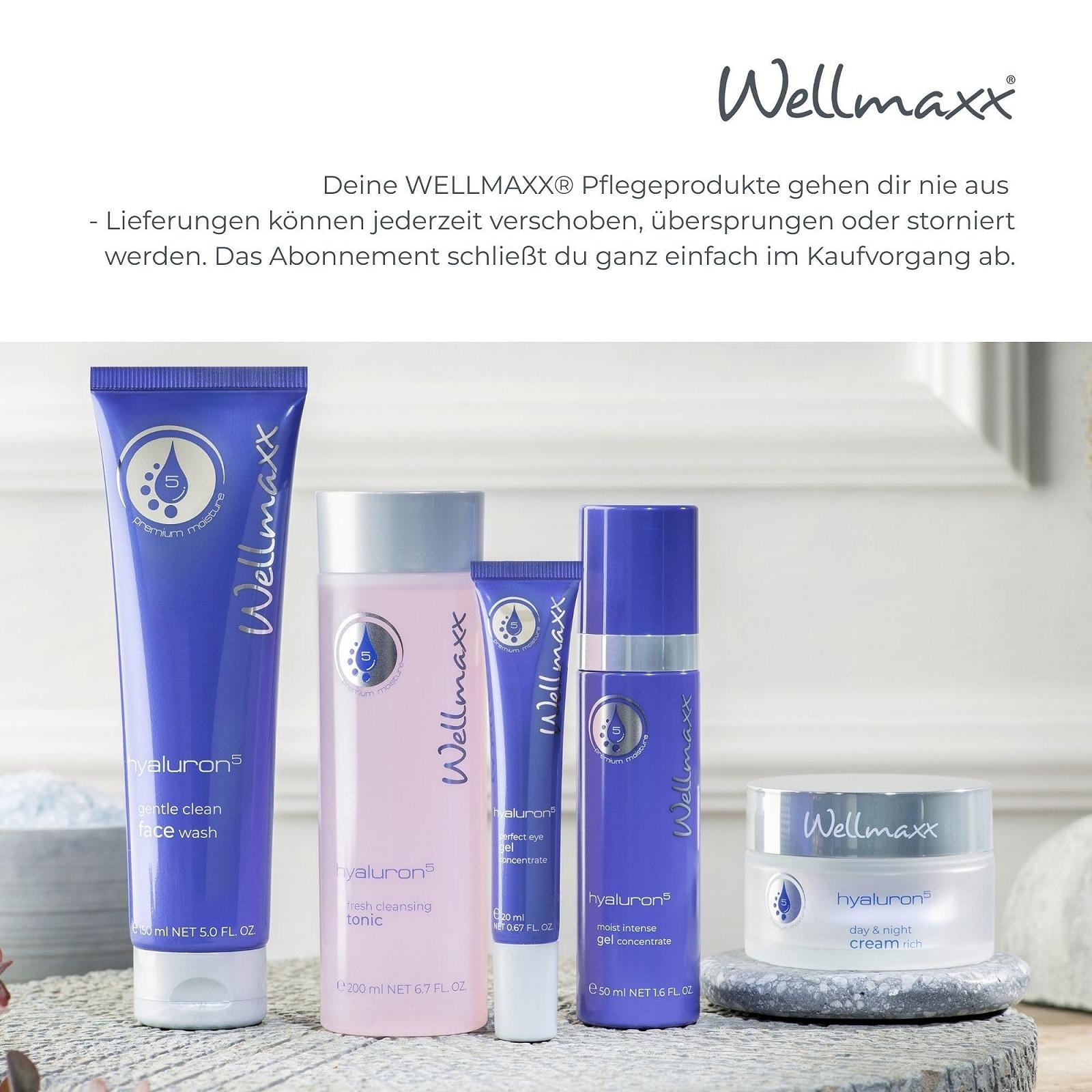 Крем для обличчя WELLMAXX Hyaluron⁵ Day & Night Rich інтенсивно зволожувальний з 5-кратною гіалуроновою кислотою, 50 мл, фото №7