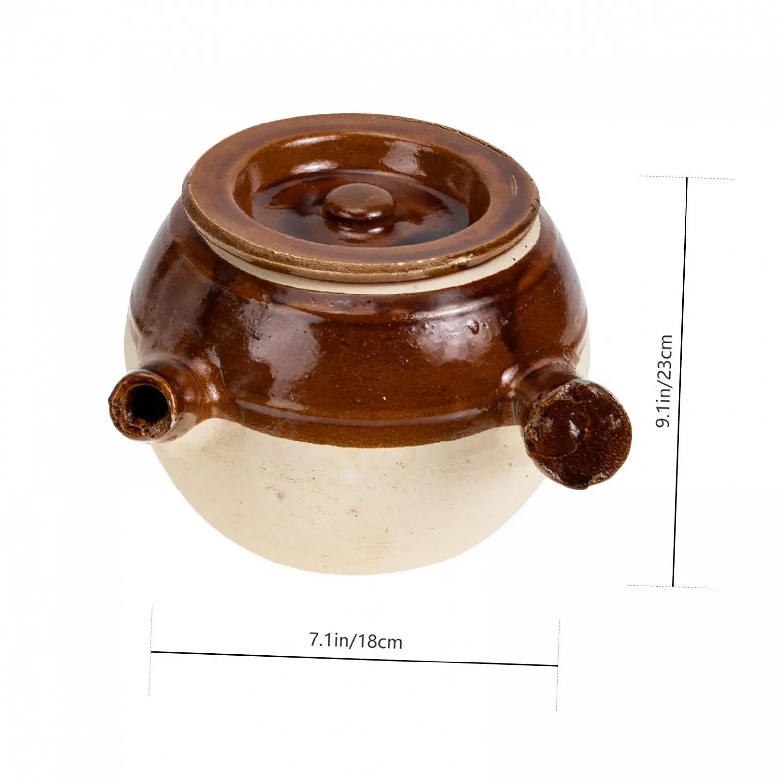 Горшок Toyvian Глиняный Традиционный Термостойкий Ручной работы для китайской медицины и трав, фото №2