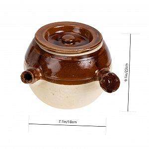 Горшок Toyvian Глиняный Традиционный Термостойкий Ручной работы для китайской медицины и трав synthetic.ua - Фото 1
