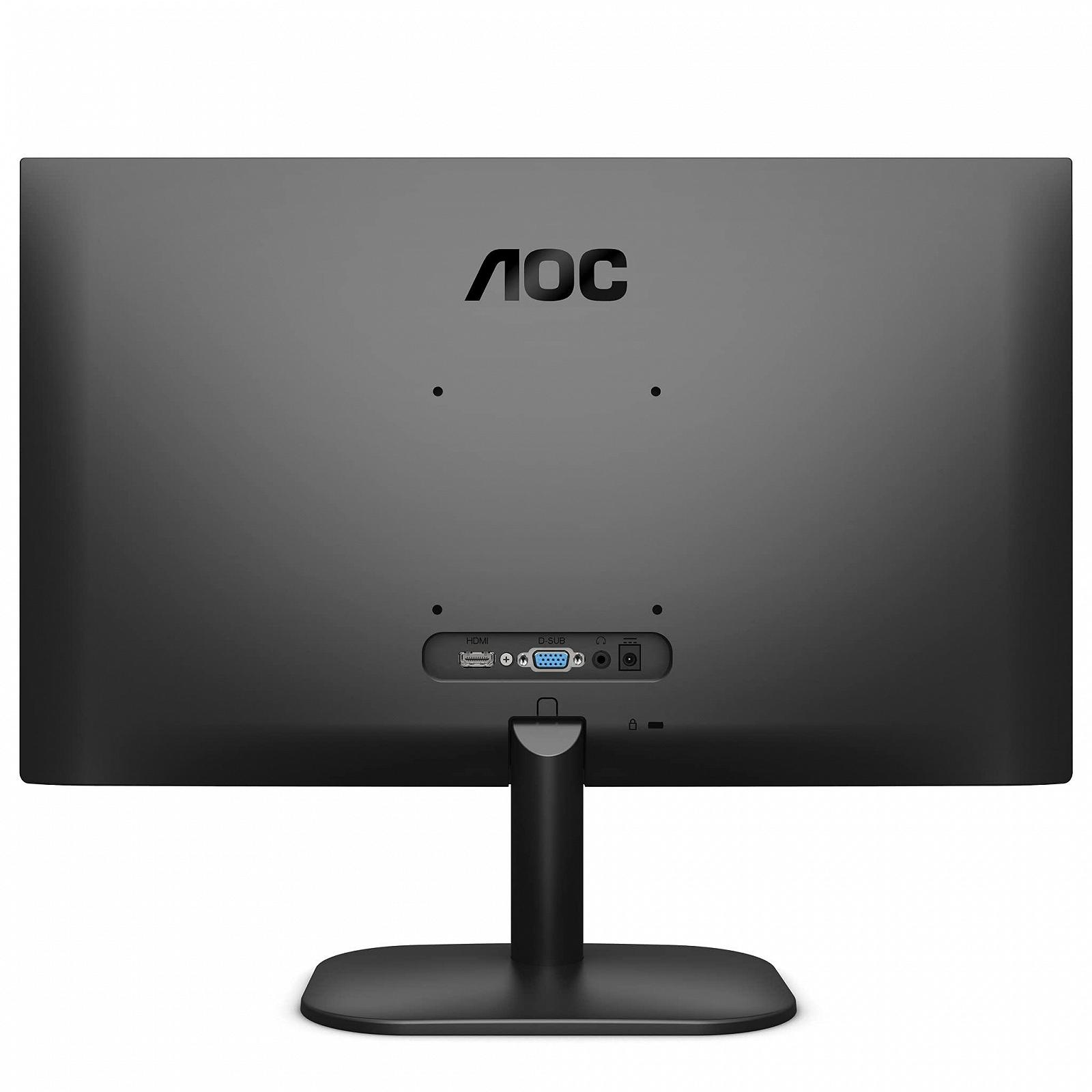 Монітор AOC 27B2QAM 27 дюймів FHD (1920 x 1080, 75 Гц, VGA, HDMI, DisplayPort) Чорний, фото №1