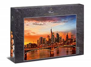 Пазл Ulmer Puzzleschmiede Classic Frankfurt Skyline 1000 элементов Разноцветный - Фото 1