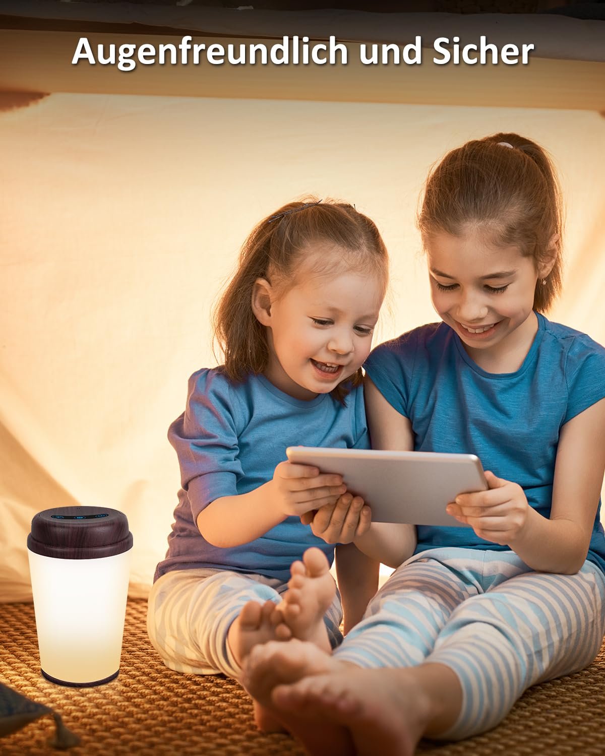 Настільна лампа REYLAX Bedside Lamp сенсорна з регульованою яскравістю 3 колірні температури з пультом ДК LED бездротова USB акумуляторна з таймером та функцією пам'яті, фото №9