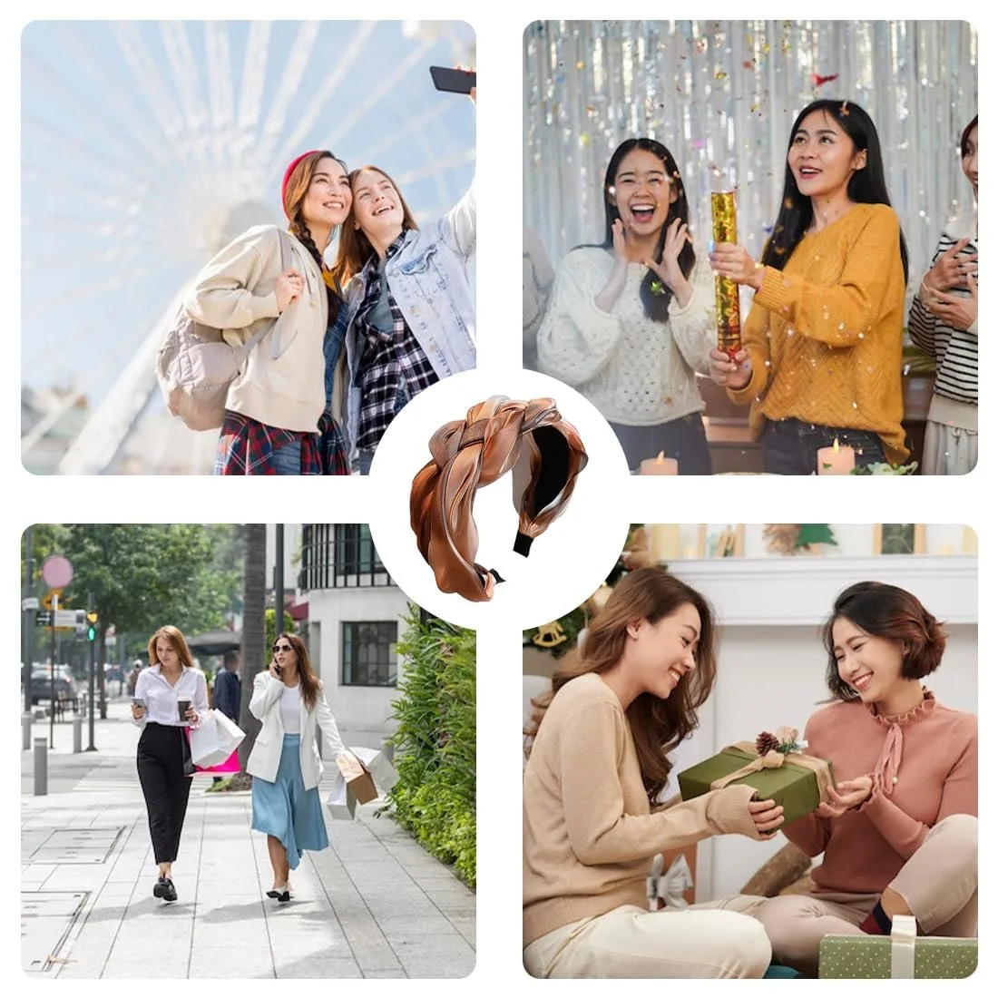 Обруч для волосся Широкий Вузол, фото №5