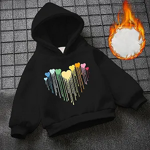 Худи для девочек Generisch, Детский пуловер батик, Модная толстовка для отдыха с капюшоном, Осенняя, Зимняя, Толстовка с длинными рукавами для девочек, Толстовка для подростков, Мальчиков synthetic.ua - Фото 1