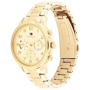 Женские часы Кварцевые многофункциональные Tommy Hilfiger 1782525 Золотой synthetic.ua - Фото 1