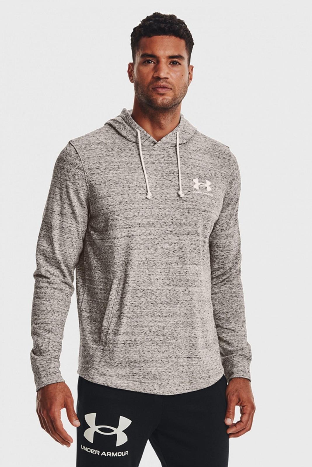 Світшот UA Rival Terry LC HD 1370401-112 Under Armour Сірий S, фото №1