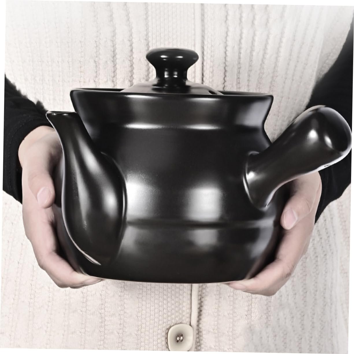 Кастрюля для приготовления лекарств Керамическая с ручкой, фото №6