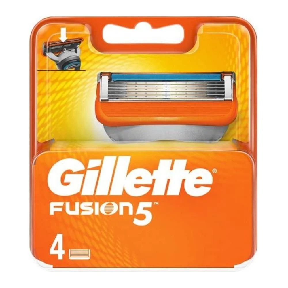 Сменные кассеты Gillette Fusion 4 шт., фото №1 Сменные кассеты Gillette Fusion 4 шт., фото №1