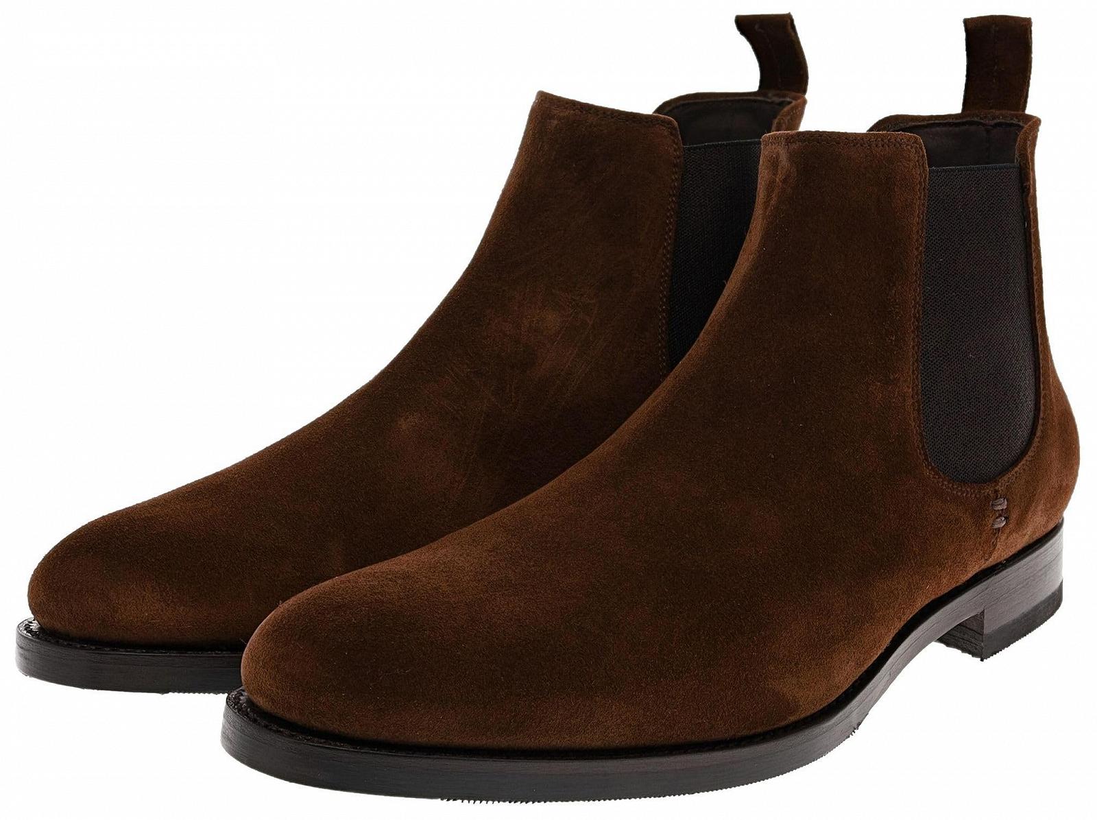 Челси Sendra Tom 10615 Мужские Ботинки Коричневый Кожа, фото №1
