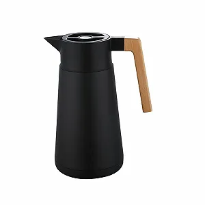 Термос Кавник Thermos Нержавіюча сталь 18/10, Вакуумна ізоляція, з дерев'яною ручкою, 2 л - Фото 1