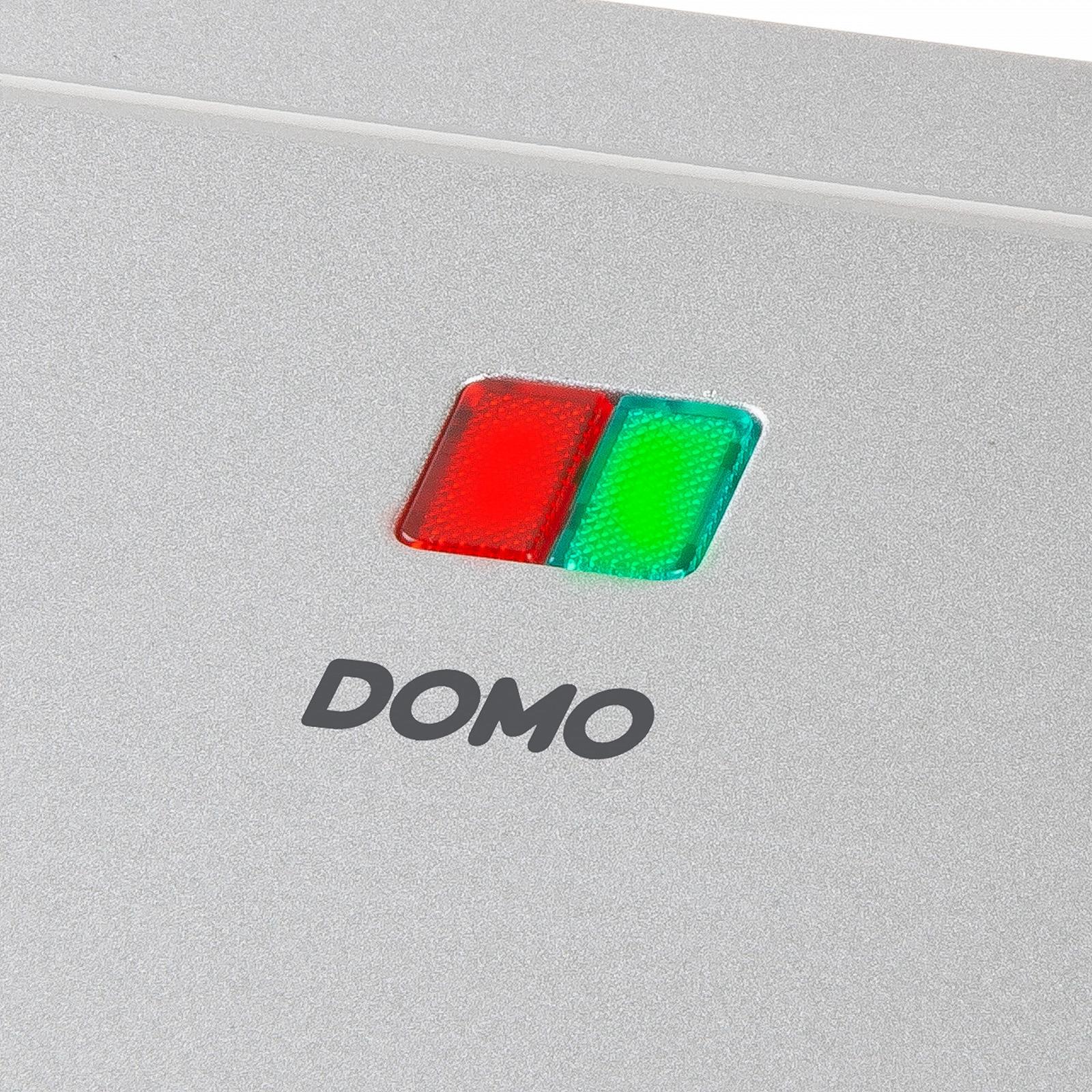Вафельница DOMO DO9250W для 4 квадратных вафель, 1600 Вт, серебристая, фото №9