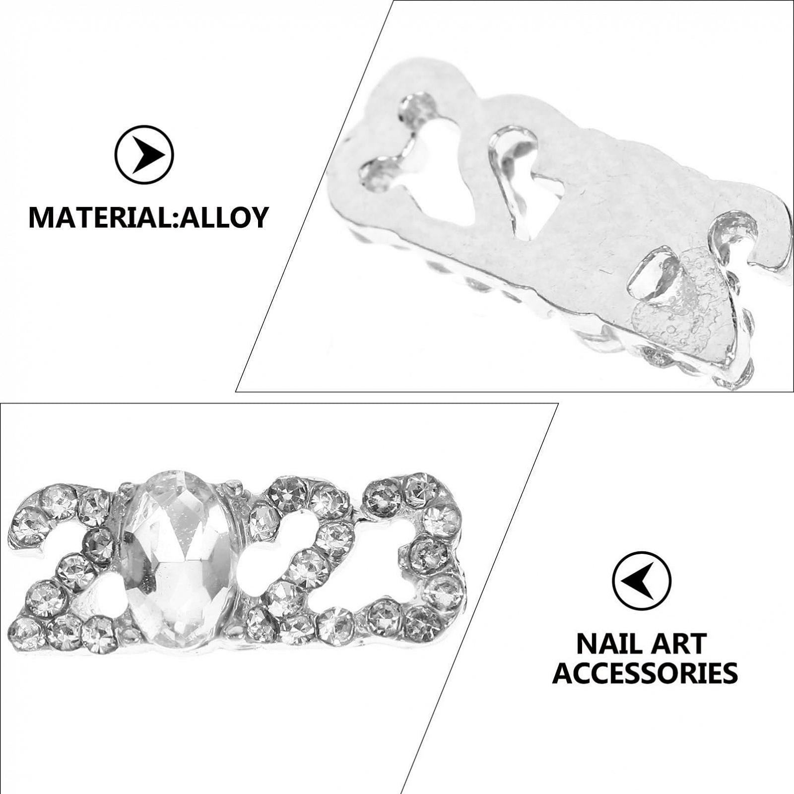 Подвески Healvian для ногтей 20 шт 2023, декоративные подвески для ногтей, стразы для ногтей, аксессуары для ногтей, украшения для маникюра, деликатные шармы для ногтей, фото №9