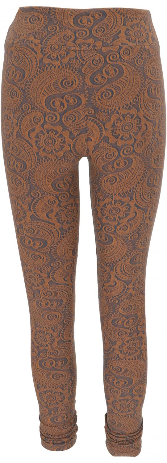 Легінси Yoga GURU SHOP Jacquard Paisley з органічної бавовни, жіночі, фото №3