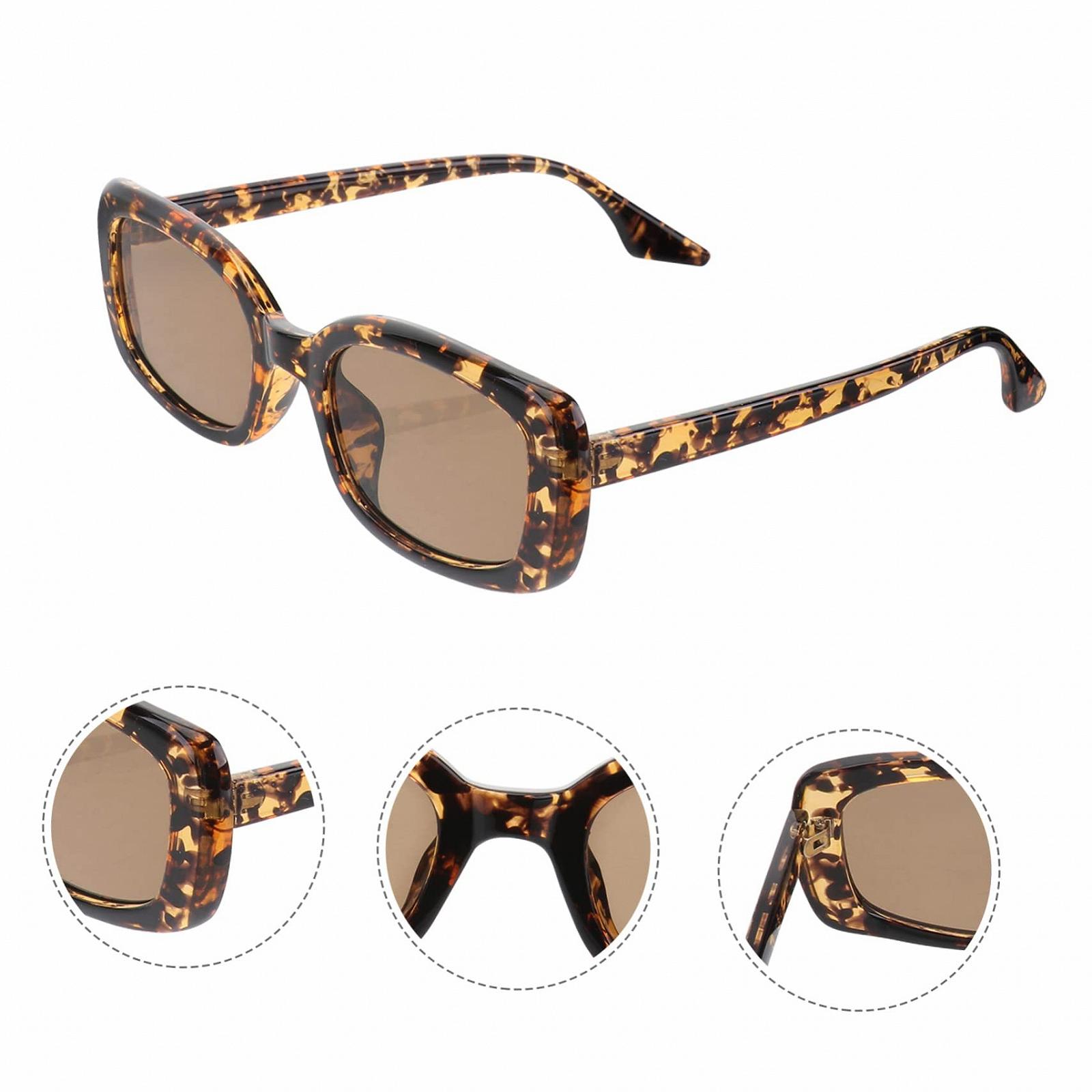 Квадратні Сонцезахисні Окуляри Vintage-стиль PACKOVE 3 пари, фото №5