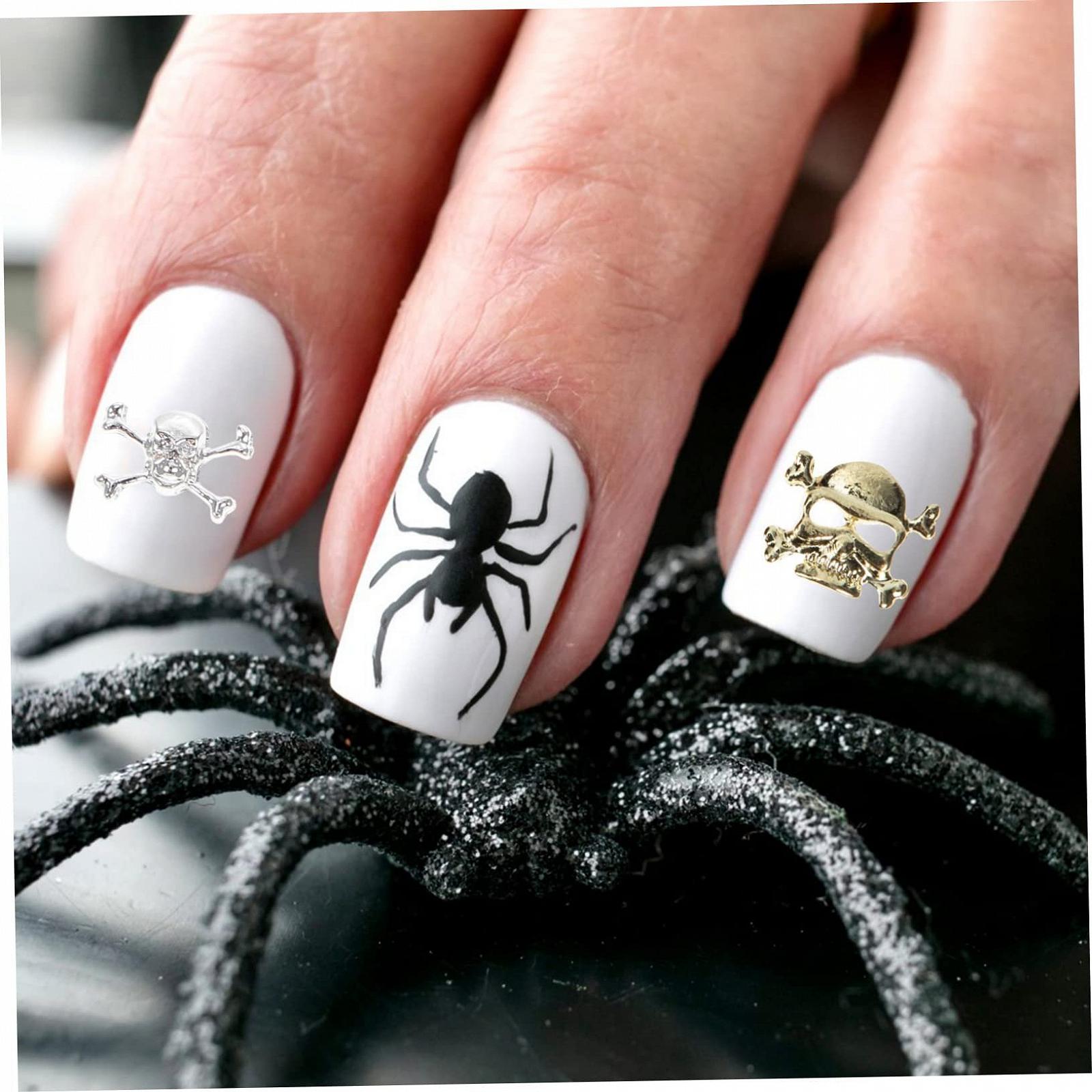 Украшения для ногтей Healvian, 30 шт, на Хэллоуин, подвески, подарки для вечеринки, зажимы, декор для ногтей, фото №4