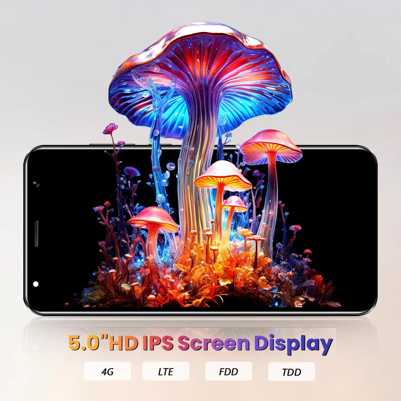 Смартфон Android Phone 4G 2/16 ГБ 6.3" Dual SIM Beige, фото №2