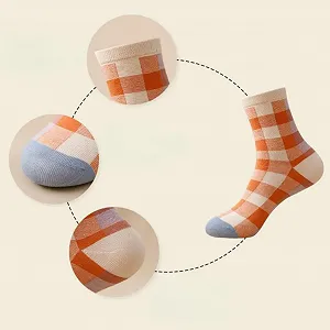 Носки AKAMAS Укороченные, в клетку, 5 пар цена на synthetic.ua - Фото 1 Носки AKAMAS Укороченные, в клетку, 5 пар synthetic.ua - Фото 1