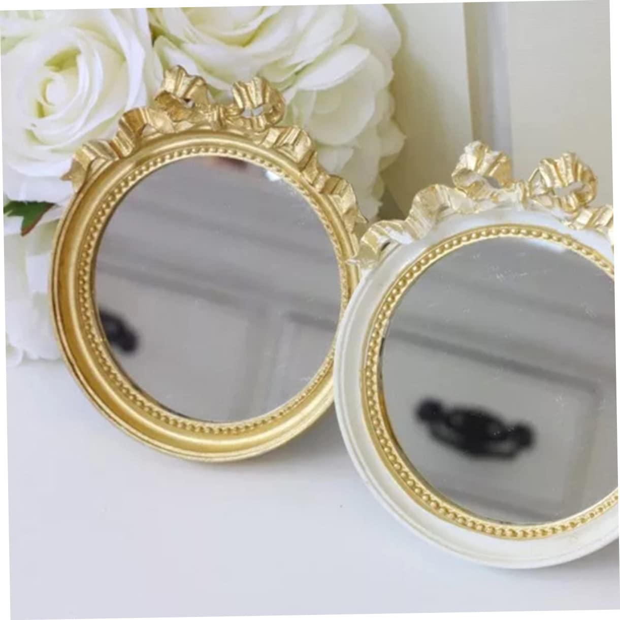 Дзеркало Angoily 3 Pieces Cosmetic Flower Ornaments Resin, фото №6