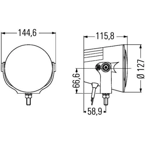 Фара далекого світла HELLA 1F0 012 206-011 для MERCEDES-BENZ ліва права, фото №3 Фара далекого світла HELLA 1F0 012 206-011 для MERCEDES-BENZ ліва права, фото №3