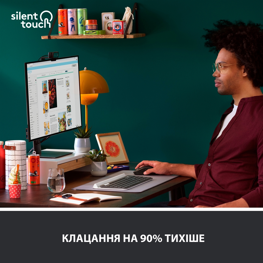 Мышь беспроводная Logitech Signature M650 (910-006253) Graphite USB, фото №3