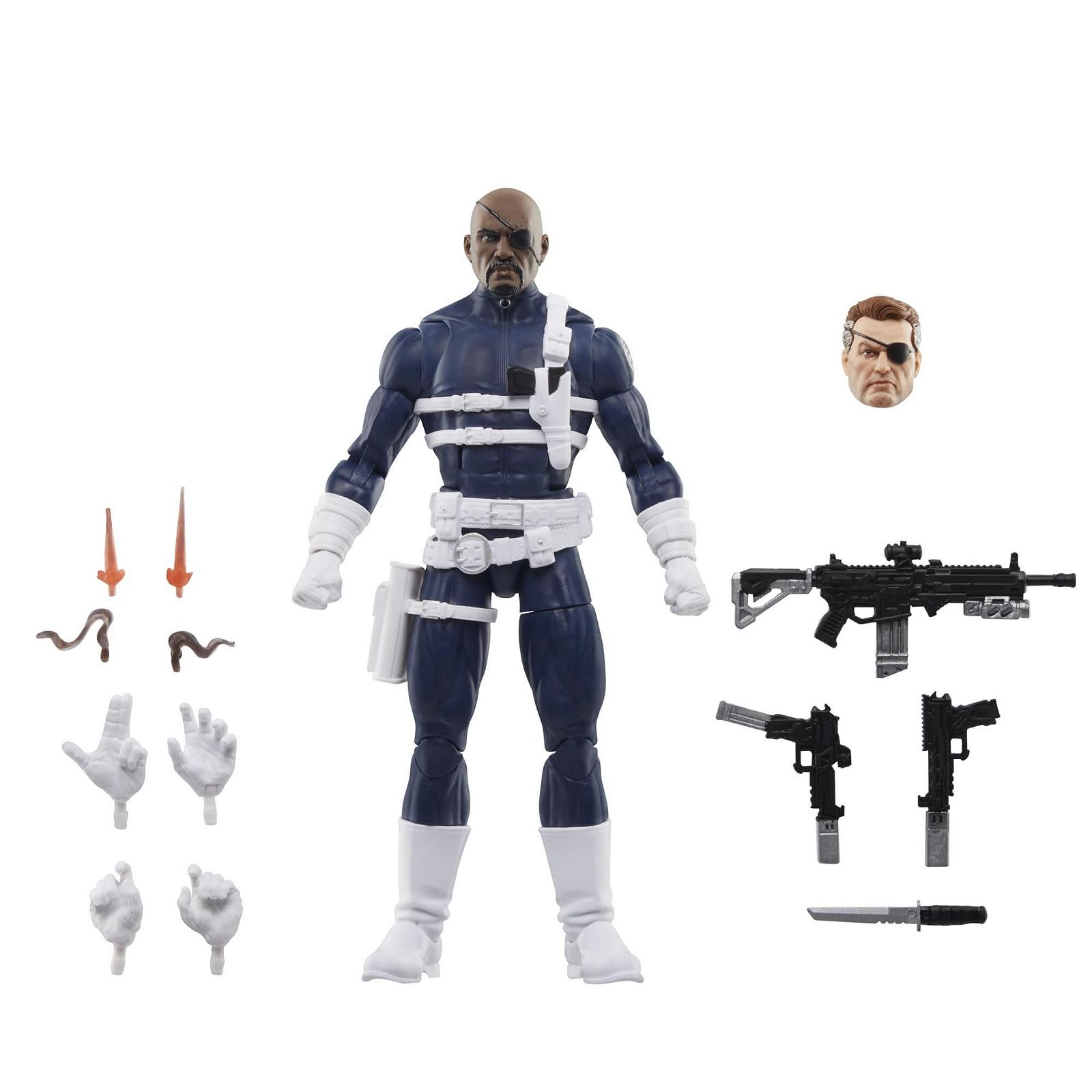 Фигурки Marvel Legends Series S.H.I.E.L.D. Ник Фьюри-младший, Шэрон Картер и Дум Дум Дуган, фото №5