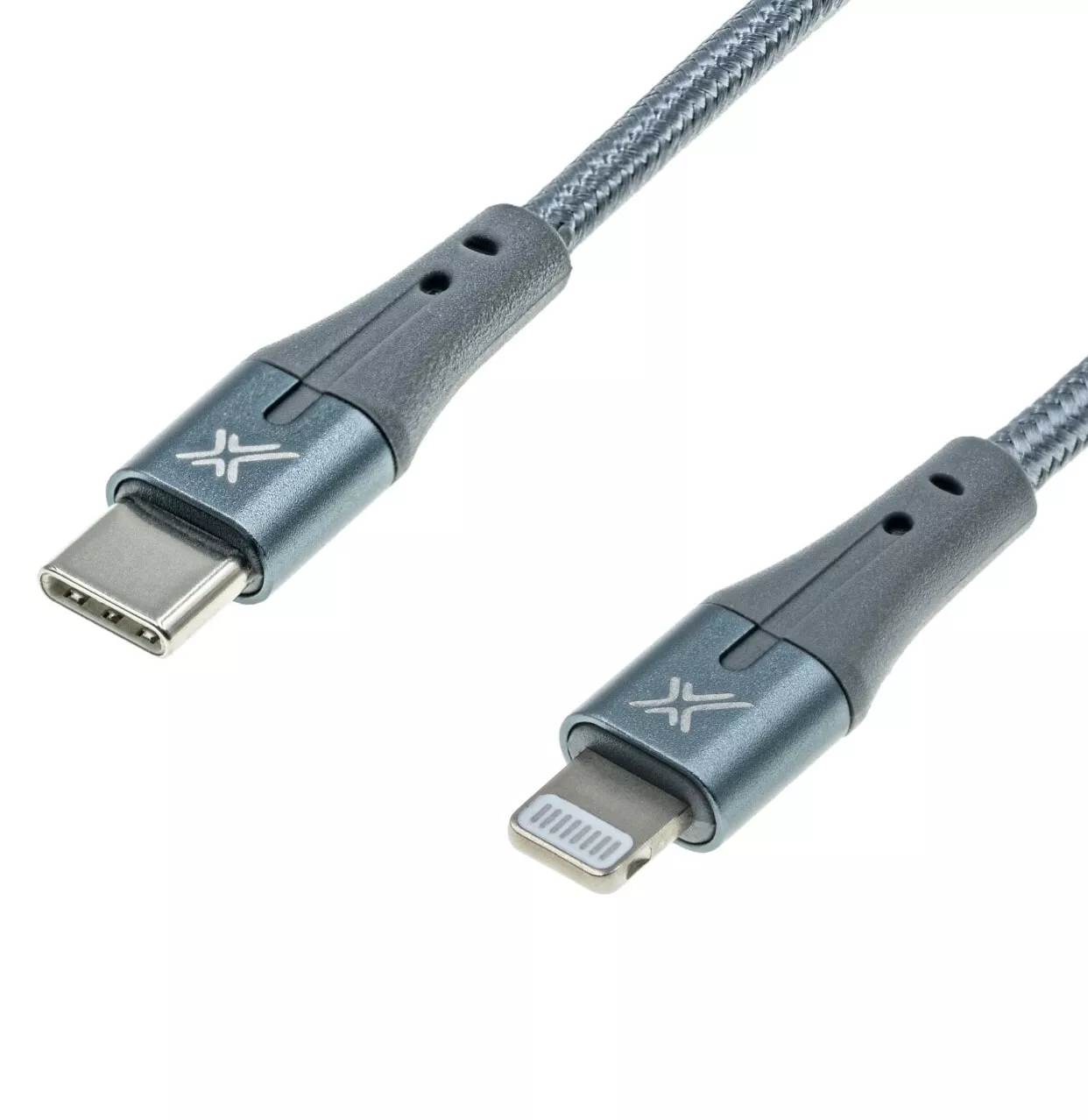 Кабель Grand-X USB Type-C Lightning MFI Power Delivery 18W 1м Gray (CL-01), фото №1
