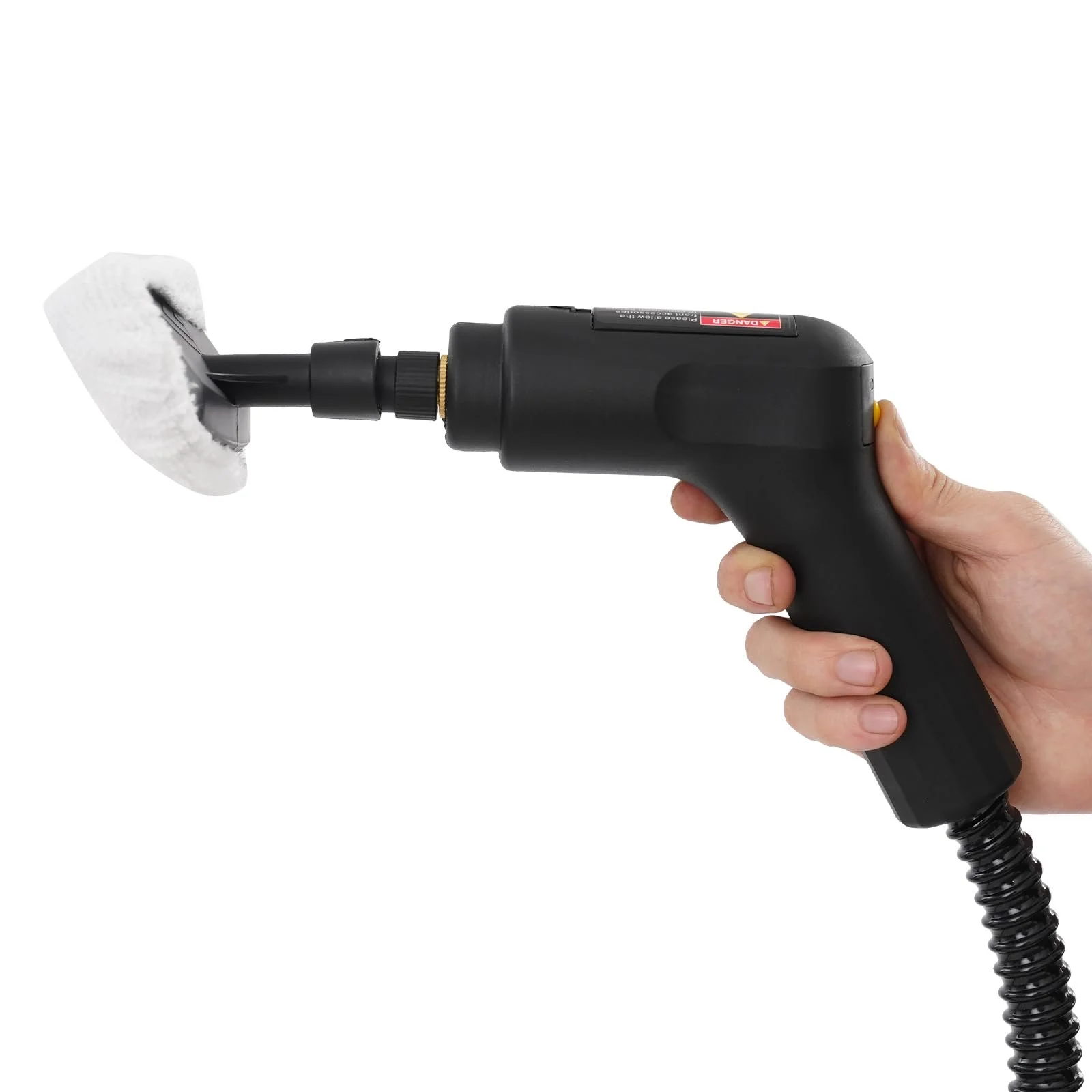 Пароочисник 1500 W 1600 мл 3 бар Жовтий, фото №4