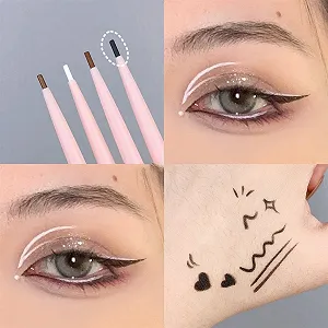 Гелева Підводка для очей Shimmer, стійка, водостійка, сильно пігментована, не розмазується, різнокольорова, золота synthetic.ua - Фото 1