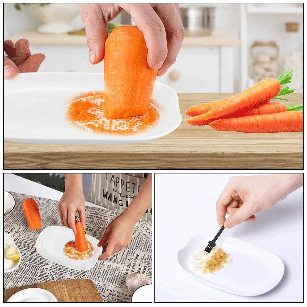 Терка керамическая для имбиря, чеснока Wasa, белая, фото №4