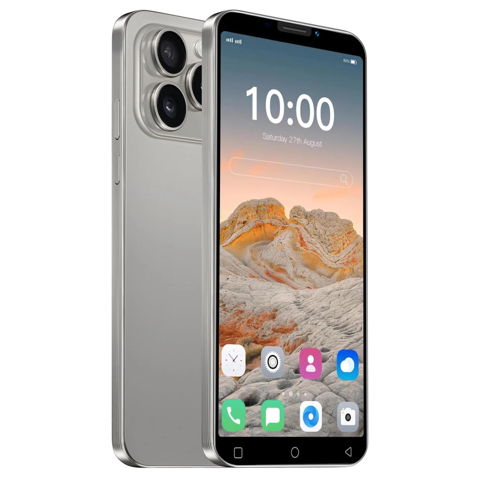 Смартфон JtQtJ JtQ15P Android 5.0 дюймів IPS Dual SIM 16 ГБ ROM 3G Сірий, фото №1