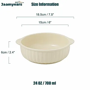 Форма для запікання 700 мл кругла керамічна synthetic.ua - Фото 1