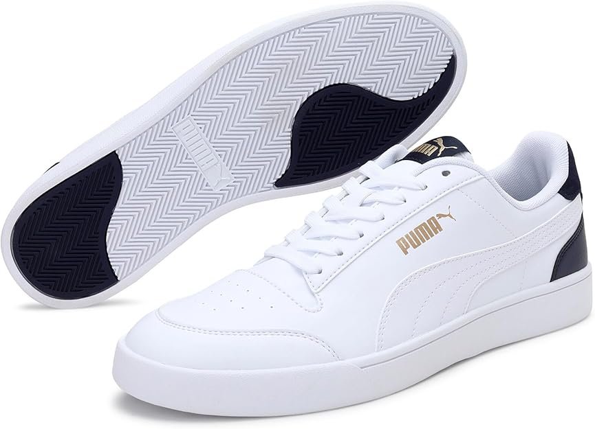 Кросівки Puma Shuffle White-Peaco 42.5 EU / 27.5 см / Біло-чорні, фото №3
