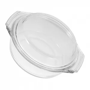 Форма для запікання GLEAVI Скляна З кришкою Жароміцна Прозора - Фото 1