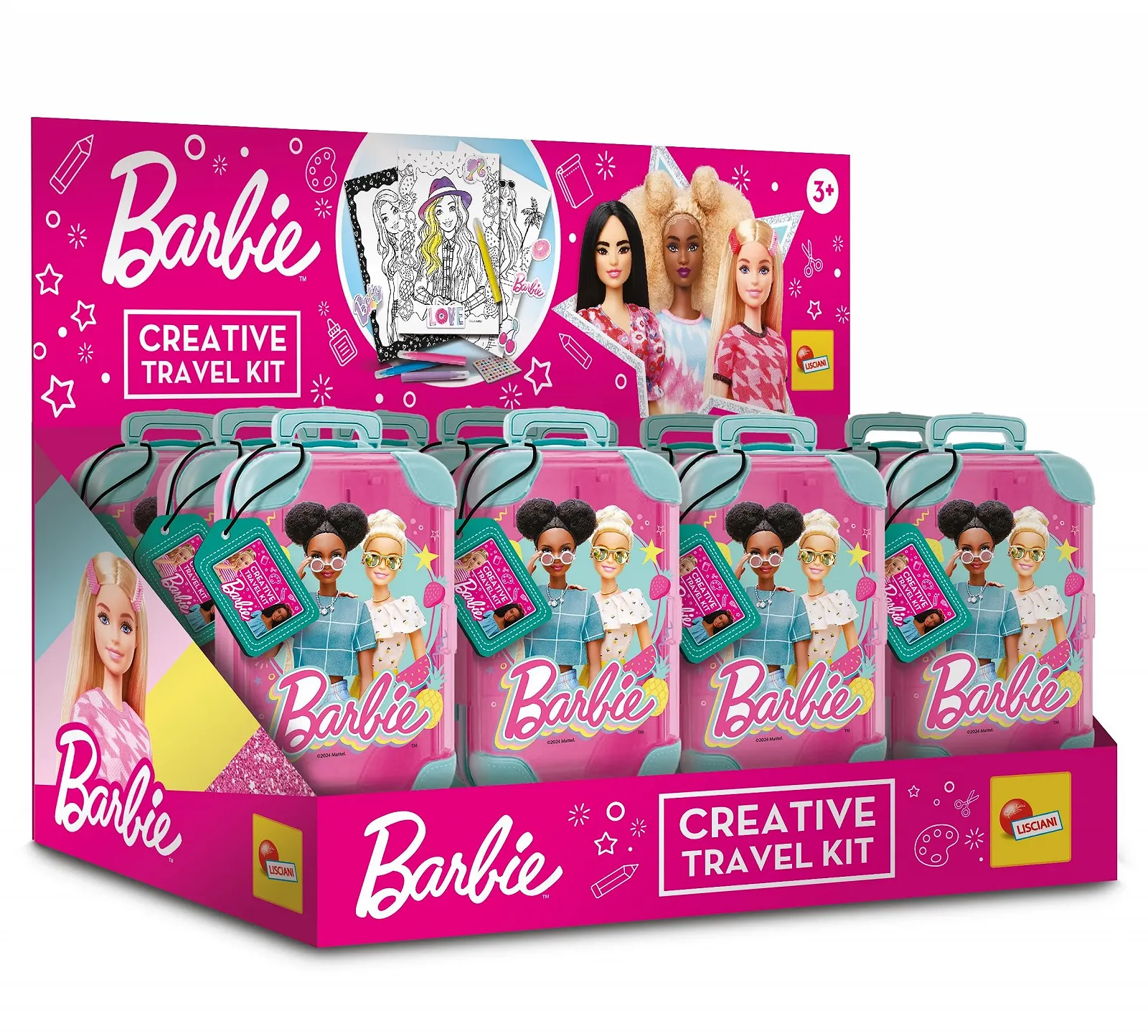 Набор Lisciani Barbie Creative Mini Case для детей от 5 лет, фото №3 Набор Lisciani Barbie Creative Mini Case для детей от 5 лет, фото №3