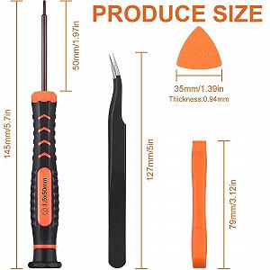 Набір викруток SSRDFU 6 шт - Набір ремонтних інструментів з Triwing Y00, Y1, Phillips PH000, пінцетом, тощо synthetic.ua - Фото 1